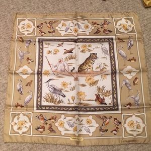 Salvatore Ferragamo silk scarf (brand new)